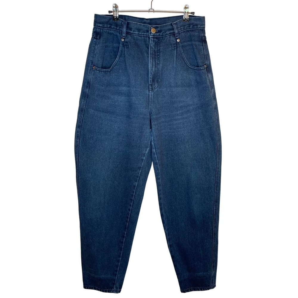 Vintage Brittania High Waist Tapered Jeans, 14